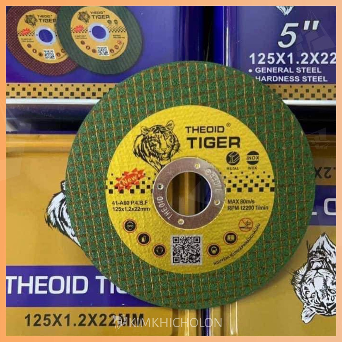 Đá cắt sắt Tiger 125mm